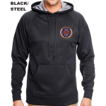 UltraClub Cool & Dry Sport Hooded Fleece